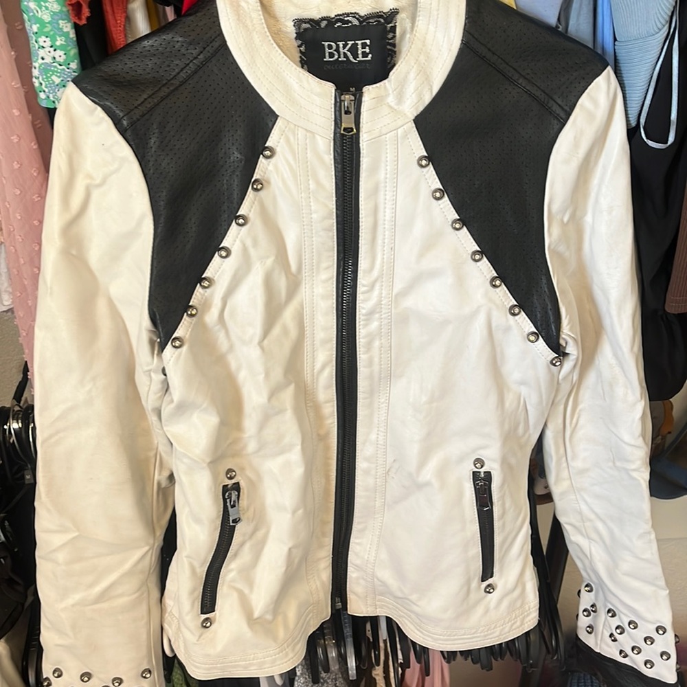 BKE jacket FAUX LEATHER JACKET